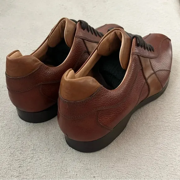 Finsbury “Sport City” Golf Oxfords Shoes-Brown Leather-Men's 10-RARE-NEW