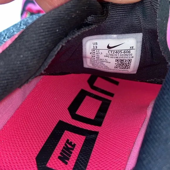 Firm Price Nike Air Zoom Fly 3 Rival CT2405-606 Men Pink Running Shoes Size 13