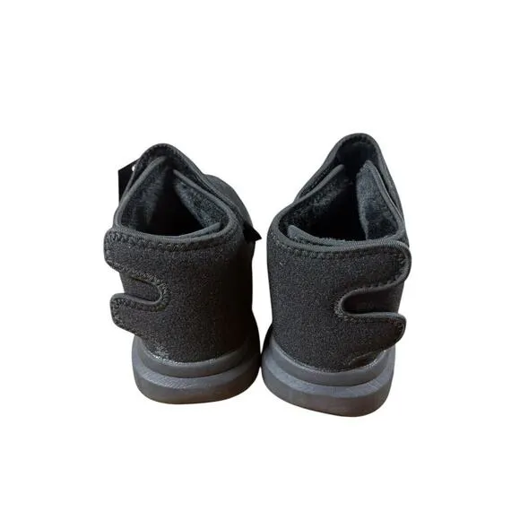 FitVille Boots Mens 9 Black Wide Width Neuropathy Plantar Diabetic Shoes New