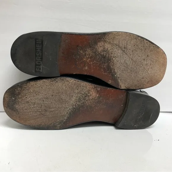 Florsheim black slip on penny loafers shoes men’s 10.5 D