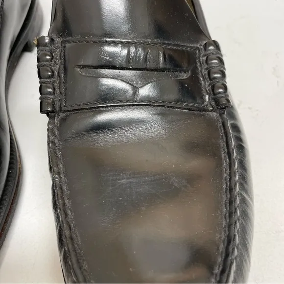 Florsheim black slip on penny loafers shoes men’s 10.5 D
