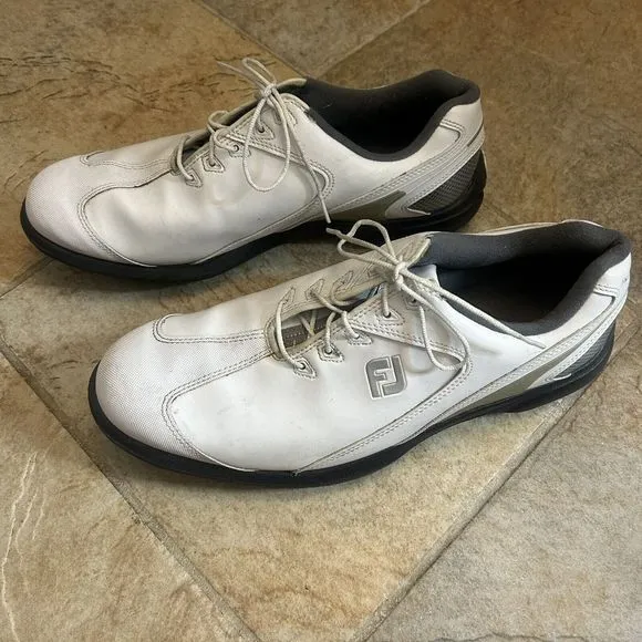 Footjoy 12 Men’a Golf Shoes Sport White *some wear