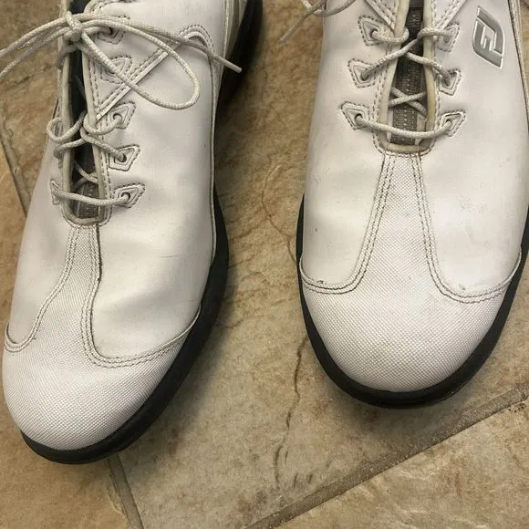 Footjoy 12 Men’a Golf Shoes Sport White *some wear