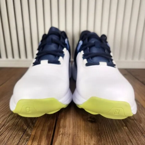 Footjoy FJ ProLite 56920 Men's 8M White Blue Athletic Sport Spikeless Golf Shoes