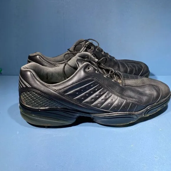 Footjoy FJ Sport SoftSpike Athletic Golf Shoes Cleats Black Size 11,1/2 M 53221