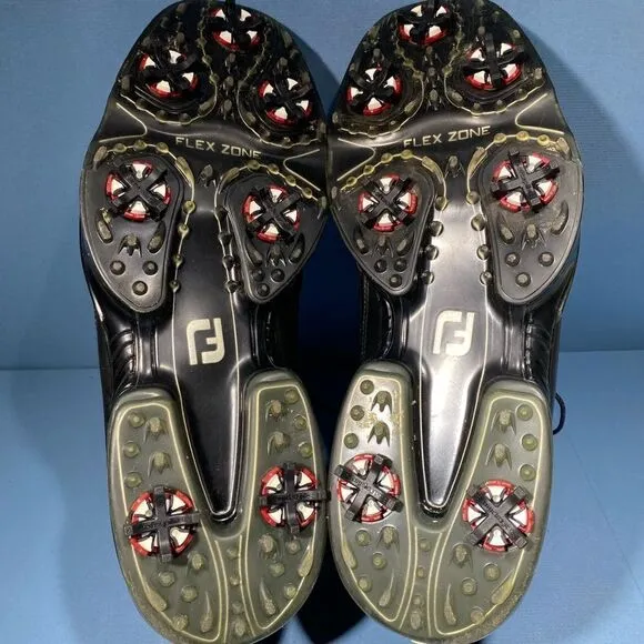 Footjoy FJ Sport SoftSpike Athletic Golf Shoes Cleats Black Size 11,1/2 M 53221