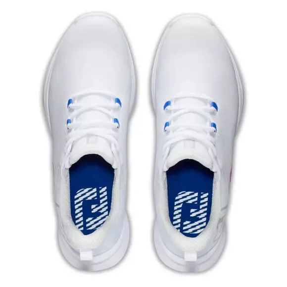 FootJoy Fuel Sport 90127 Sneaker Women's White Pink Spikeless Golf Shoes TF4154