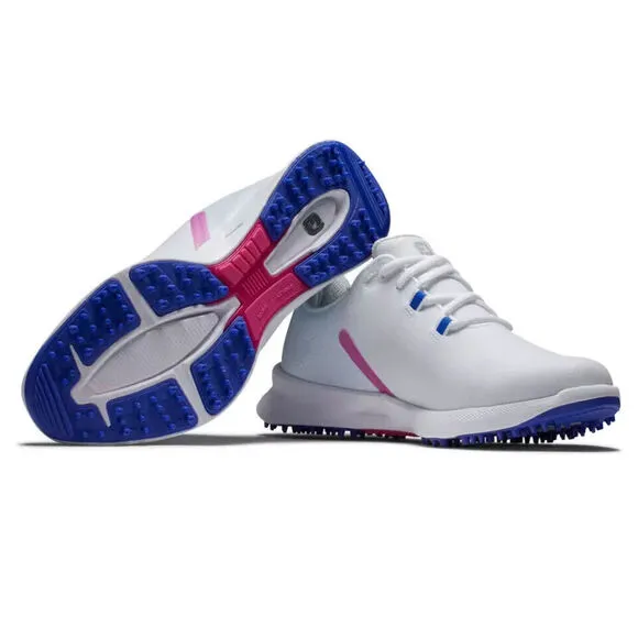 FootJoy Fuel Sport 90127 Sneaker Women's White Pink Spikeless Golf Shoes TF4154