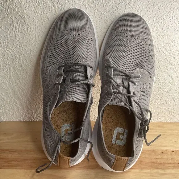 FootJoy Men's FJ Flex 7,5 XW Spikeless Golf Shoes Grey Breathable