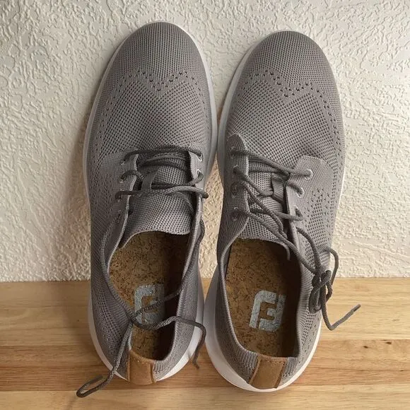 FootJoy Men's FJ Flex 7,5 XW Spikeless Golf Shoes Grey Breathable