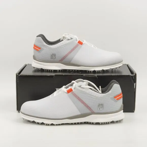 FootJoy Men's Pro SL Sport 53853 White / Orange 53853 Golf Cleats size 9