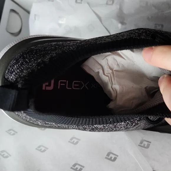 Footjoy Women's Flex XP Golf Athletic shoes  NIB Black/Charcoal