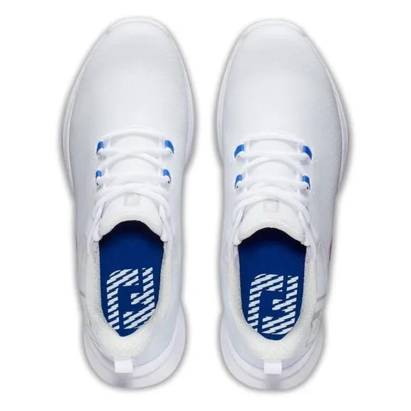 FootJoy Fuel Sport 90127 Sneaker Women's White Pink Spikeless Golf Shoes TF4144
