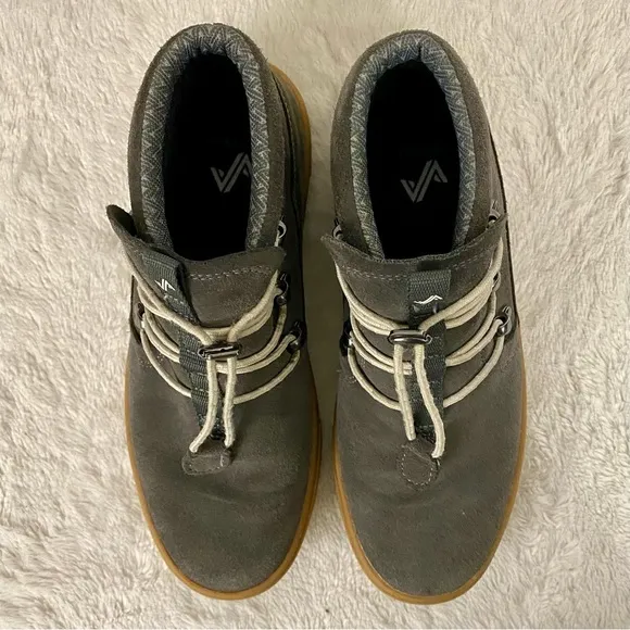 Forsake Lucie Slip-On Outdoor Suede Boots Women’s Size 8 Gunmetal Gray