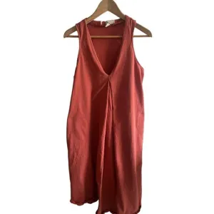 FP Beach sleeveless dress size coral, red  med
