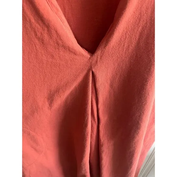 FP Beach sleeveless dress size coral, red  med