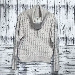 Frame Half-Zip Cable Sweater