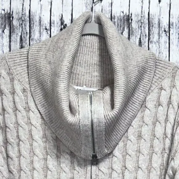 Frame Half-Zip Cable Sweater