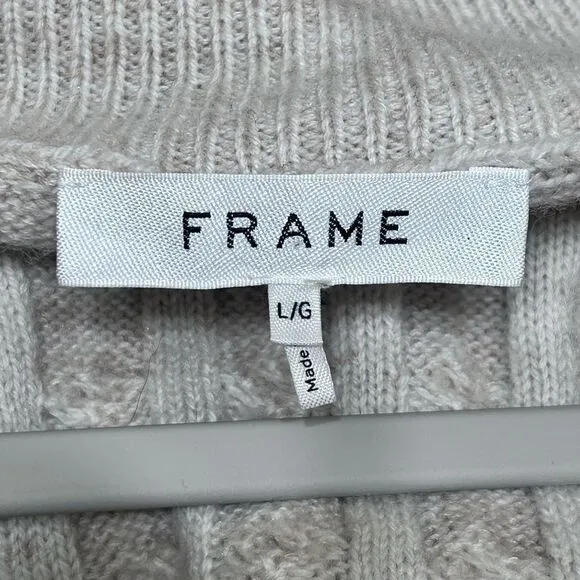 Frame Half-Zip Cable Sweater