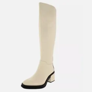 Franco Sarto Womens Dorica Leather Over-The-Knee Boots
