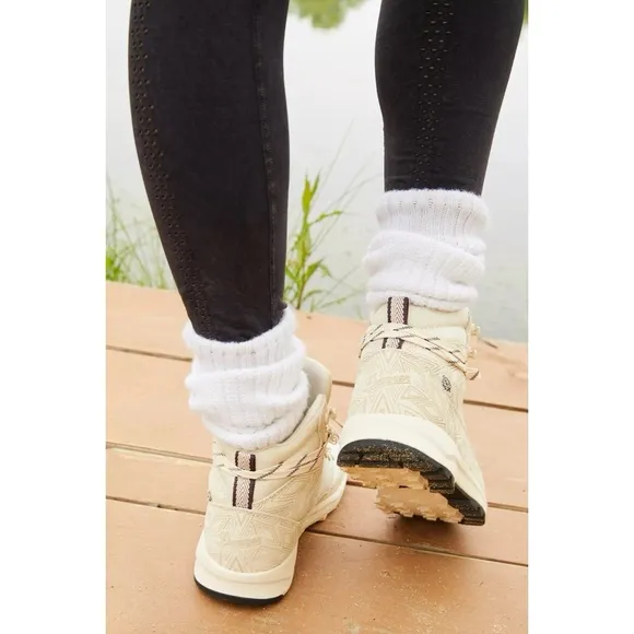 Free People FP Movement x Danner Adrika Etched Hiker Boots Buttercream