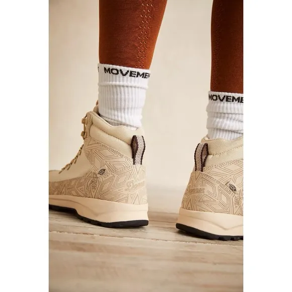 Free People FP Movement x Danner Adrika Etched Hiker Boots Buttercream