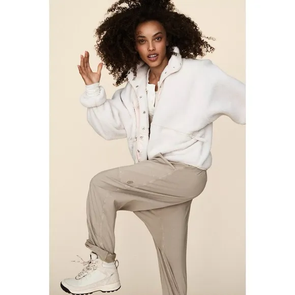 Free People FP Movement x Danner Adrika Etched Hiker Boots Buttercream