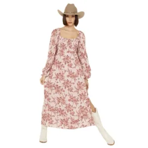 Free People | Jaymes Floral Print Midi NWT