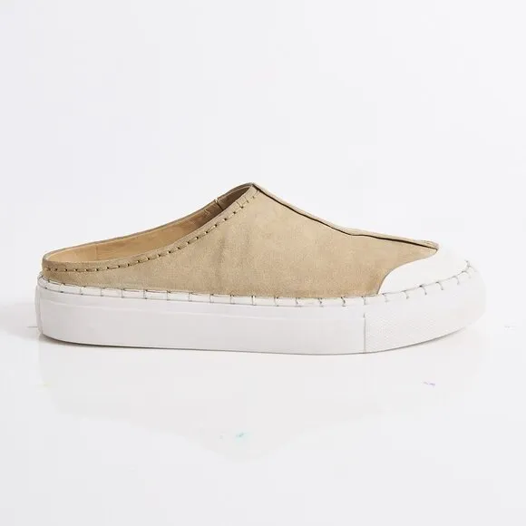 FREE PEOPLE Juno Slip On Sport Sneakers / Cafe Suede
