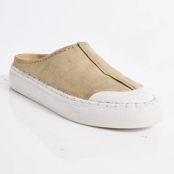 FREE PEOPLE Juno Slip On Sport Sneakers / Cafe Suede