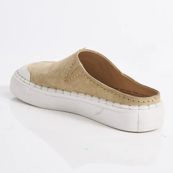FREE PEOPLE Juno Slip On Sport Sneakers / Cafe Suede