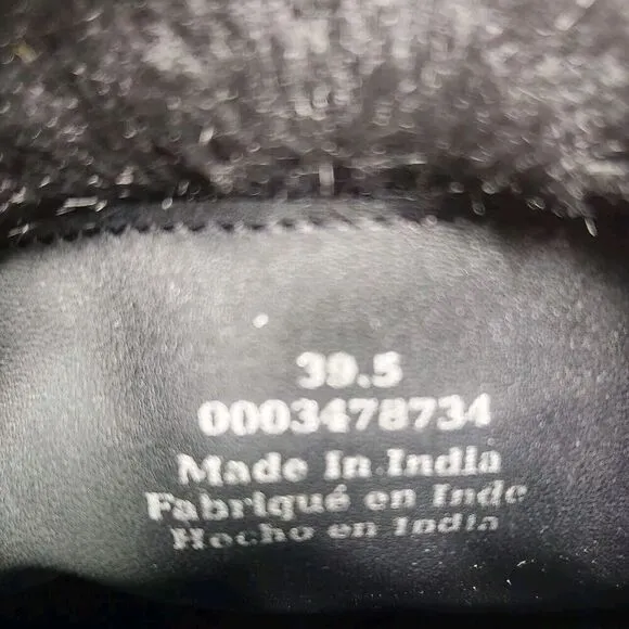 Free People Polar Queen Faux Fur Boots Women Sz 9 EU 39.5 Black Designer Fashion