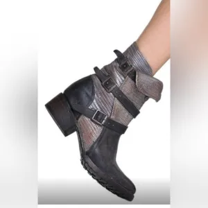 Freebird Apex Moto boots brown leather size 7 flawed