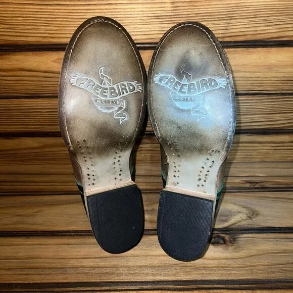 Freebird by Steven Malena Size 6 Leather Clogs Mules Slip On Shoes Oxfords NEW
