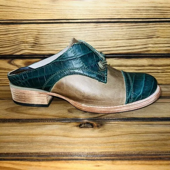 Freebird by Steven Malena Size 6 Leather Clogs Mules Slip On Shoes Oxfords NEW