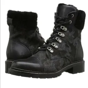 Frye Black Camo Boots