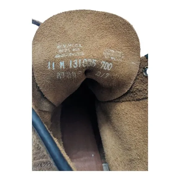 Frye Suede Leather Lace Up Boots Brown Size 11