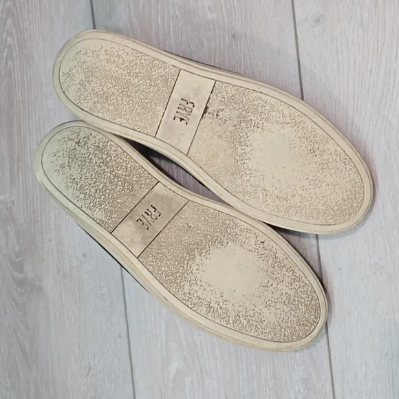 Frye Women Brea Chelsea Leather Loafer Platform Slip on shoes sz 6.5M