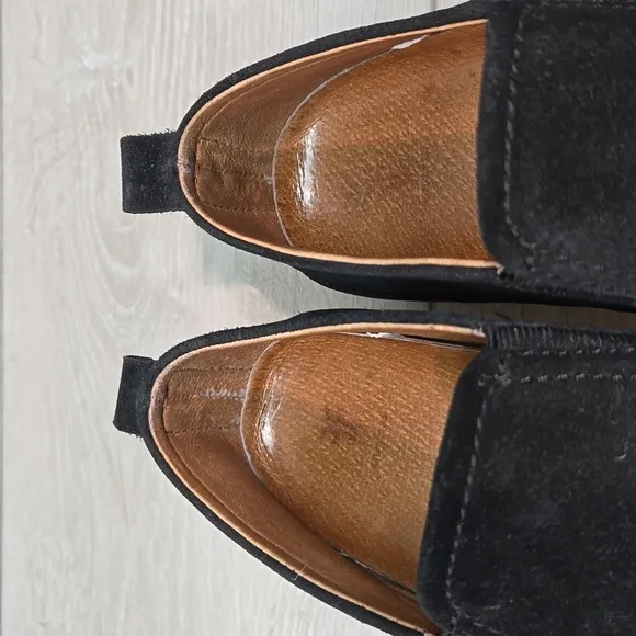 Frye Women Brea Chelsea Leather Loafer Platform Slip on shoes sz 6.5M