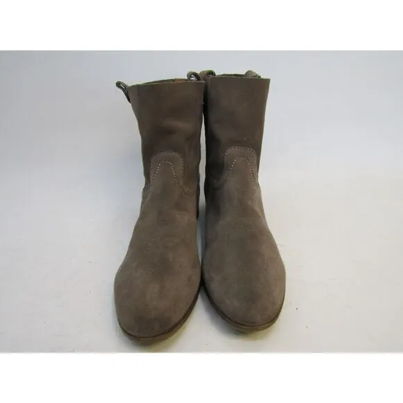 FRYE Womens Size 11 M Brown Suede Ankle Fashion Boots Bootie