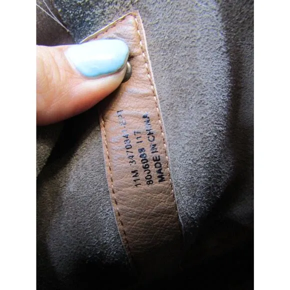FRYE Womens Size 11 M Brown Suede Ankle Fashion Boots Bootie