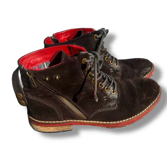 Full leather Y2K chocolate suede men’s European chukka boots European 44 Sz 11