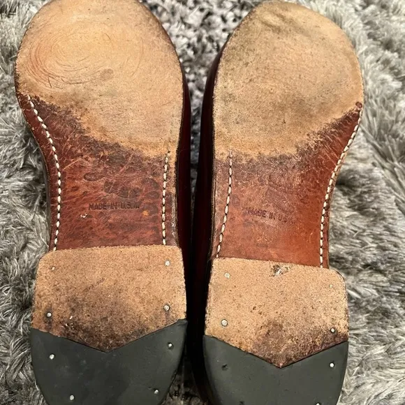 G H Bass &amp; Co. Weejuns Men’s Leather Slip-on Penny Loafers Shoes Vintage