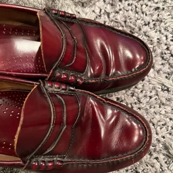 G H Bass &amp; Co. Weejuns Men’s Leather Slip-on Penny Loafers Shoes Vintage