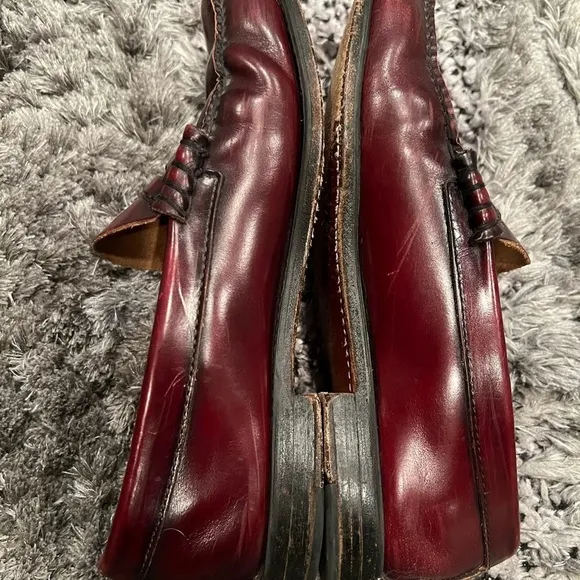 G H Bass &amp; Co. Weejuns Men’s Leather Slip-on Penny Loafers Shoes Vintage