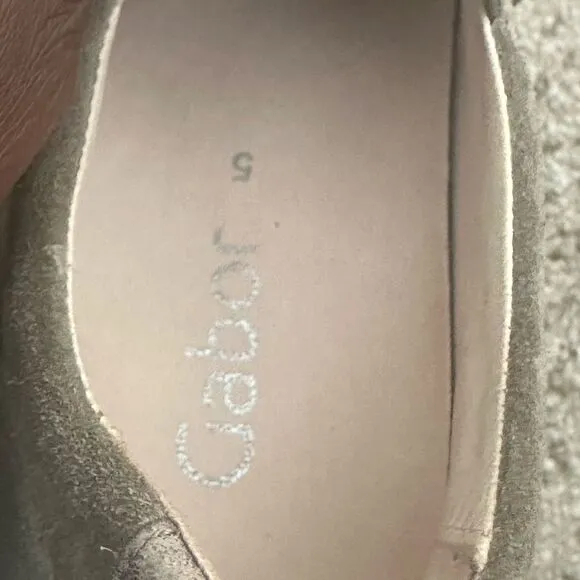 Gabor 3.333 Lacey Slip-On Shoe Stone 5=7.5