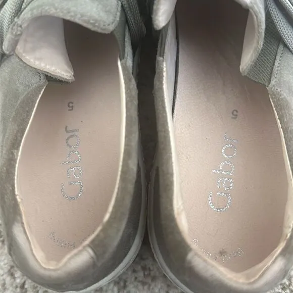 Gabor 3.333 Lacey Slip-On Shoe Stone 5=7.5