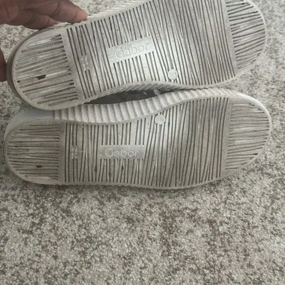 Gabor 3.333 Lacey Slip-On Shoe Stone 5=7.5