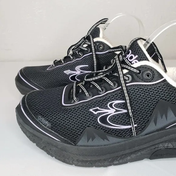GDefy Gravity Womens Size 9 Defyer Black Purple Walking Shoes Sneakers