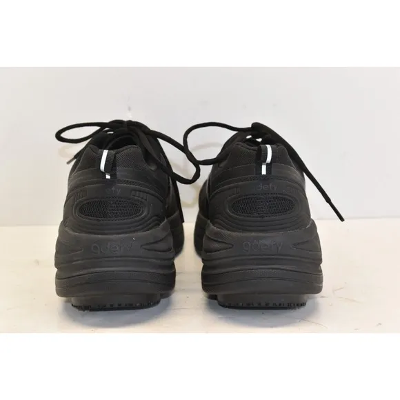 Gdefy Men's Gravity Defyer Comfort Fit Black Walking Shoes Size 10.5 TB9025MBB-M